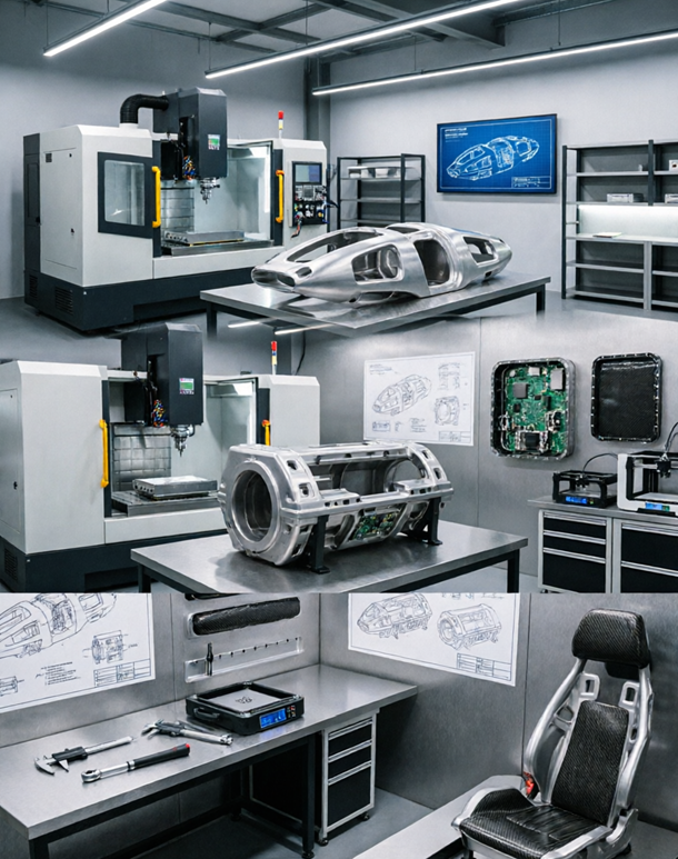 Aerospace and Precision Structural Prototypes: Lightweight Brackets, Avionics Enclosures, Interior Components