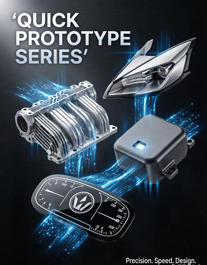 Rapid prototyping of automotive parts: How to shorten the research and development cycle by 30%?